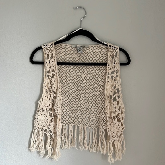 American Rag Other - American Rag | Crochet Boho Vest Kimono Cotton Medium / Large